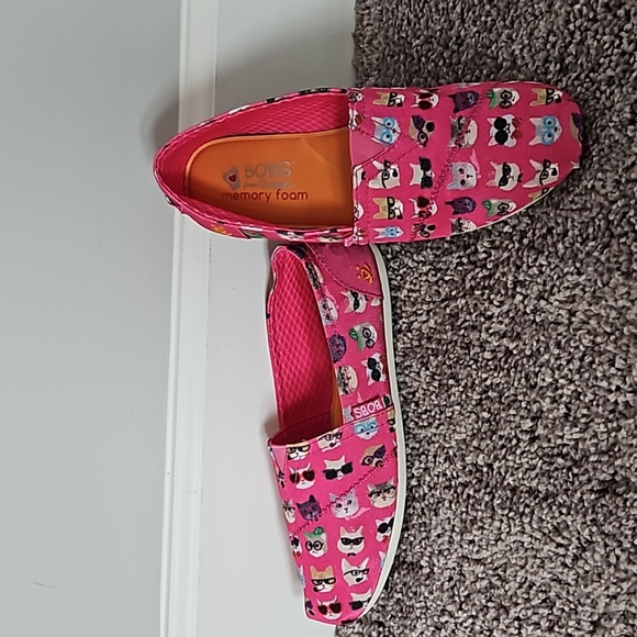 BOBS from Skechers Shoes - Bobs for Dogs pink memory foam slip on-7.5